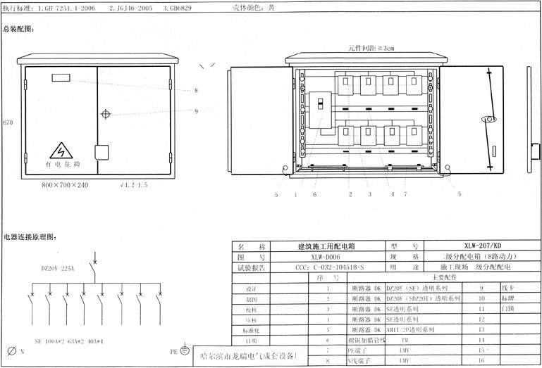 標準化示例|如何配置施工現場臨時用電配電箱(機柜)？