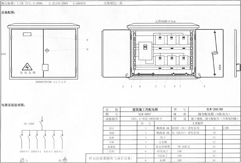 標準化示例|如何配置施工現場臨時用電配電箱(機柜)？