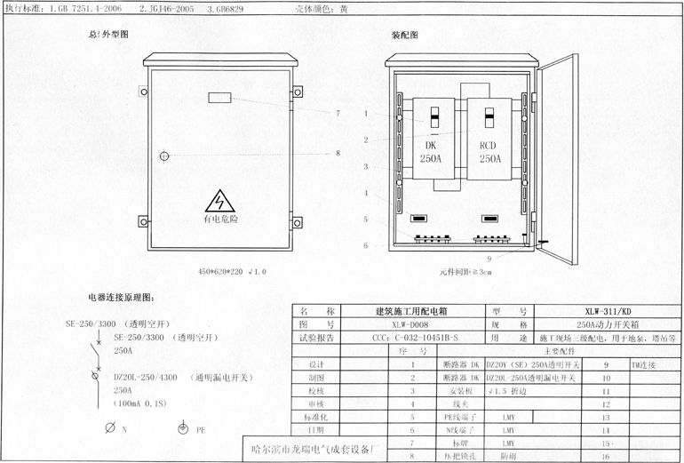 標準化示例|如何配置施工現場臨時用電配電箱(機柜)？